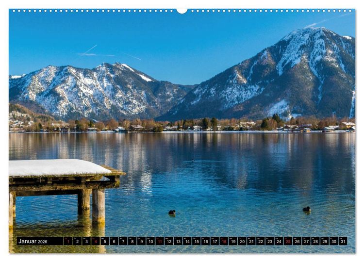 Produktbild: Bayerische M&auml;rchen-Seen (Wandkalender 2026 DIN A2 quer), CALVENDO Monatskalender