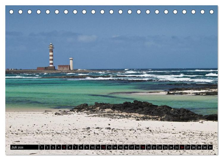 Produktbild: Fuerteventura, Insel der Stille (Tischkalender 2026 DIN A5 quer), CALVENDO Monatskalender