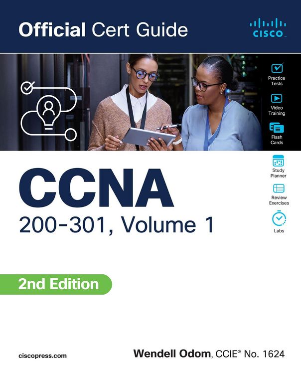 Produktbild: CCNA 200-301 Official Cert Guide, Volume 1