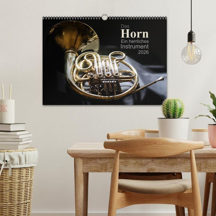 Produktbild: Das Horn, ein herrliches Instrument (Wandkalender 2026 DIN A3 quer), CALVENDO Monatskalender