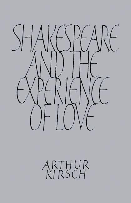 Produktbild: Shakespeare and Experience of Love