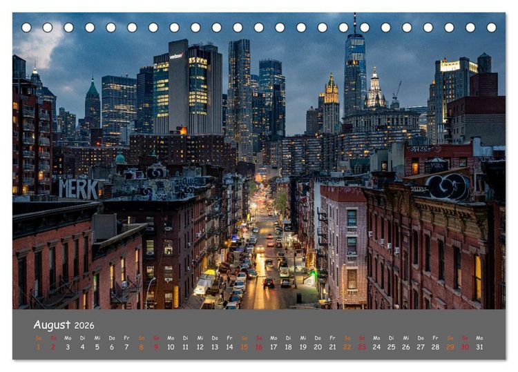 Produktbild: Faszination New York (Tischkalender 2026 DIN A5 quer), CALVENDO Monatskalender