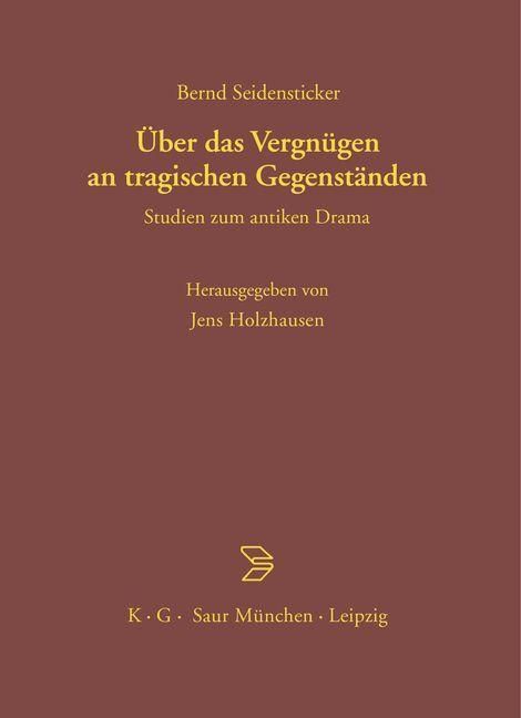 Produktbild: &Uuml;ber das Vergn&uuml;gen an tragischen Gegenst&auml;nden