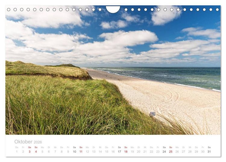 Produktbild: Sehnsucht Sylt (Wandkalender 2026 DIN A4 quer), CALVENDO Monatskalender