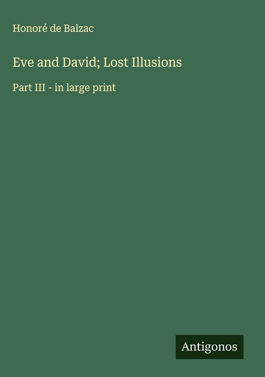 Produktbild: Eve and David; Lost Illusions