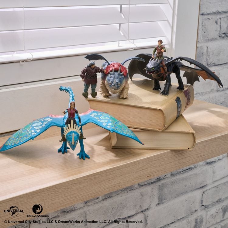 Produktbild: Drachenz&auml;hmen leicht gemacht - Wikinger & Drachen Actionfiguren-Set, Sturmpfeil & Astrid&nbsp;