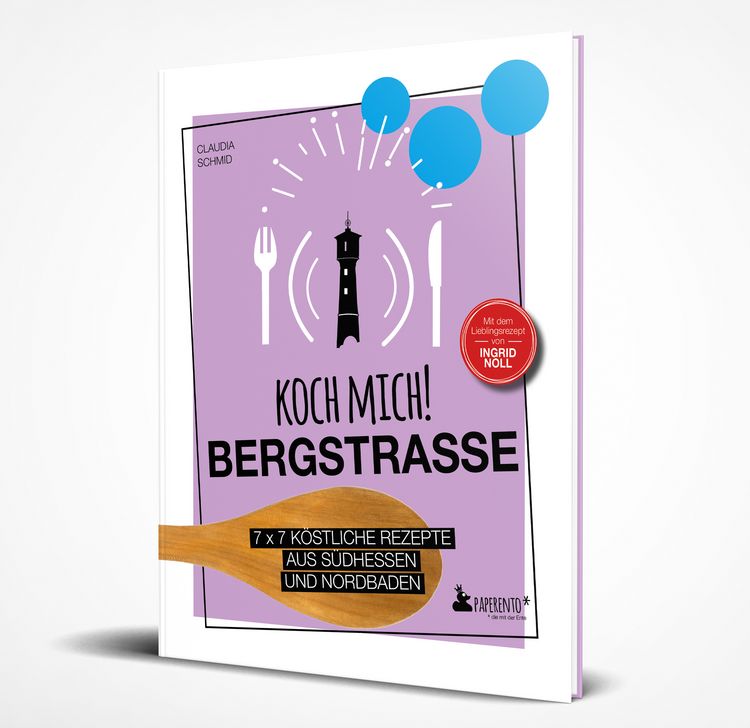 Produktbild: Koch mich! Bergstra&szlig;e - Mit dem Lieblingsrezept von Ingrid Noll - Kochbuch