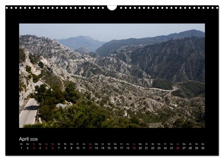 Produktbild: Landschaften Andalusiens (Wandkalender 2026 DIN A3 quer), CALVENDO Monatskalender