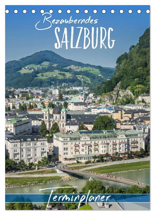 Produktbild: Bezauberndes SALZBURG / Terminplaner (Tischkalender 2026 DIN A5 hoch), CALVENDO Monatskalender