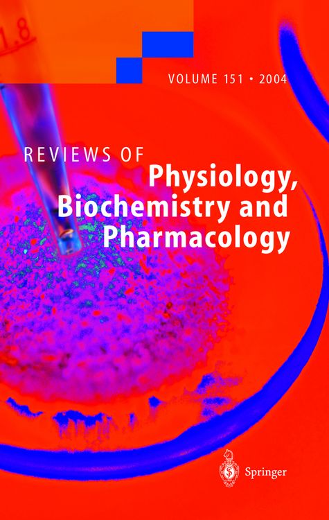 Produktbild: Reviews of Physiology, Biochemistry and Pharmacology 151