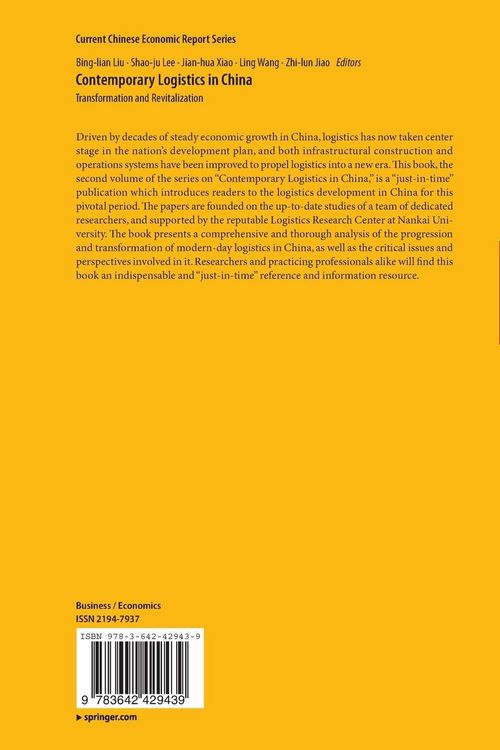 Produktbild: Contemporary Logistics in China