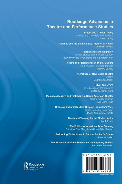Produktbild: The Provocation of the Senses in Contemporary Theatre