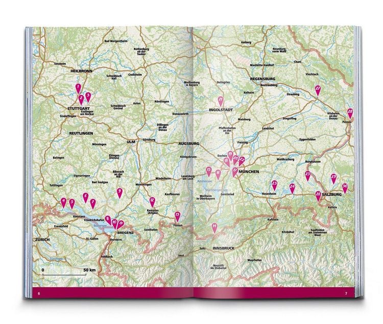 Produktbild: Die 45 sch&ouml;nsten Fahrradtouren f&uuml;r Camper S&uuml;ddeutschland & &Ouml;sterreich