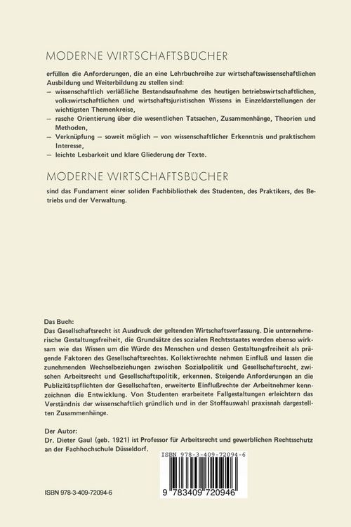 Produktbild: Gesellschaftsrecht