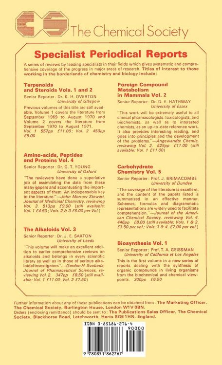 Produktbild: Terpenoids and Steroids