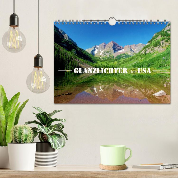 Produktbild: Glanzlichter der USA (Wandkalender 2026 DIN A4 quer), CALVENDO Monatskalender