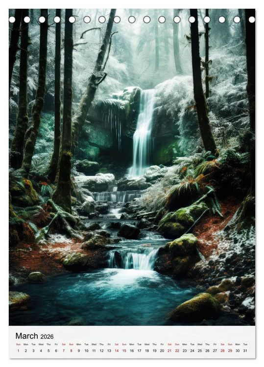 Produktbild: Dreamscapes of the Forest (Desk Calendar 2026 DIN A5 portrait), CALVENDO 12 Month DeskCalendar
