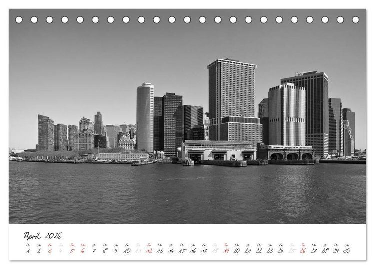 Produktbild: New York &ndash; The Big Apple (Tischkalender 2026 DIN A5 quer), CALVENDO Monatskalender
