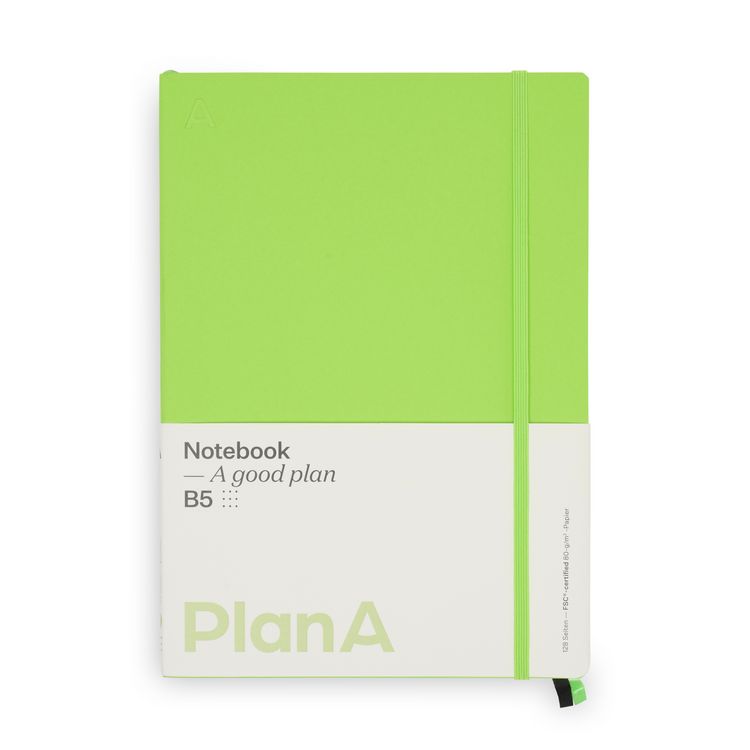 Produktbild: Notizbuch B5 Softcover Kiwi Green Punktiert, 128 Seiten