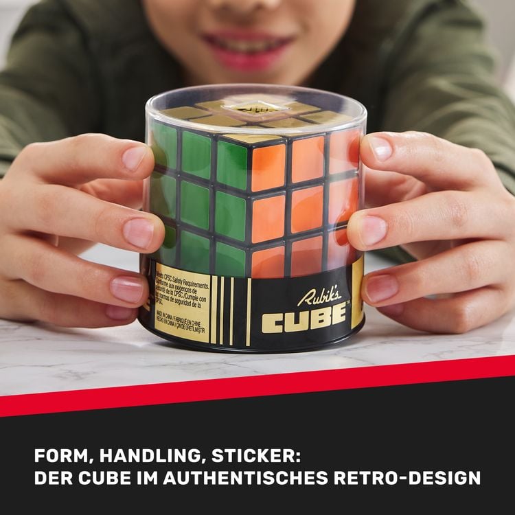 Produktbild: Spin Master - Rubiks - 3x3 Retro Cube Zauberwürfel - Jubiläumsausgabe