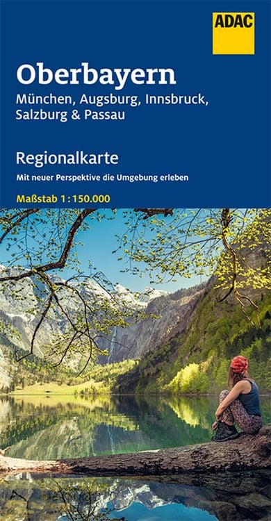 Produktbild: ADAC Regionalkarte Blatt 16 Oberbayern, München