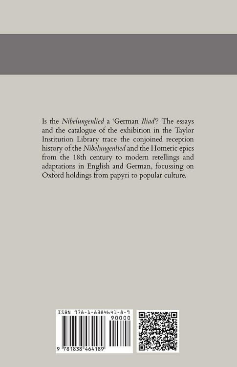 Produktbild: Epic! Homer and the Nibelungenlied in Translation