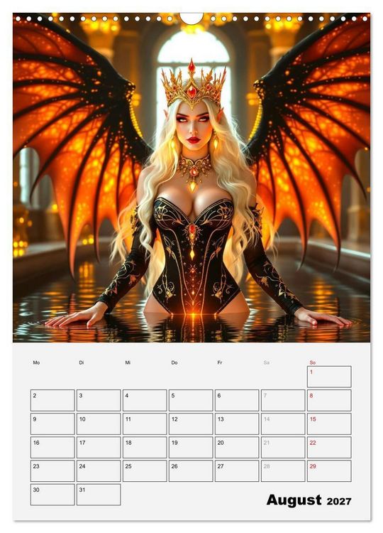 Produktbild: Herrscherinnen der Galaxien (Wandkalender 2027 DIN A3 hoch), CALVENDO Monatskalender