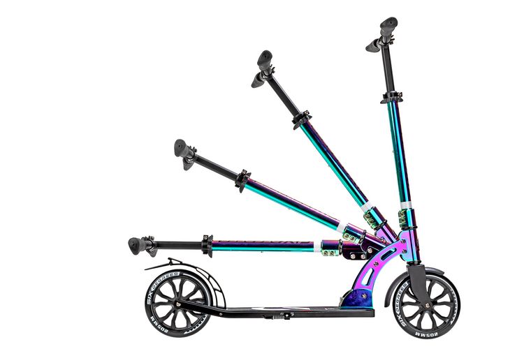 Produktbild: SIX DEGREES Aluminium Scooter 205 mm neochrome Special-Edition