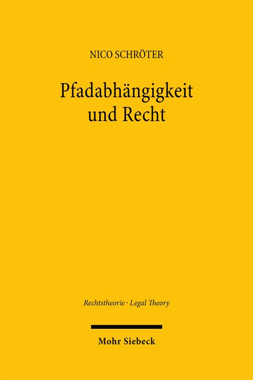 Produktbild: Pfadabh&auml;ngigkeit und Recht