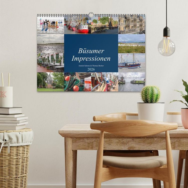 Produktbild: B&uuml;sumer Impressionen (Wandkalender 2026 DIN A3 quer), CALVENDO Monatskalender