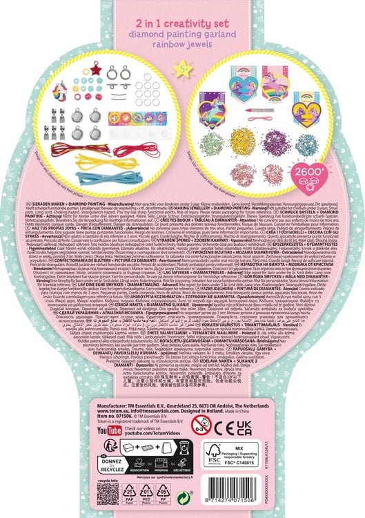 Produktbild: Creativity Einhorn Schmuck- & Diamantbasteln