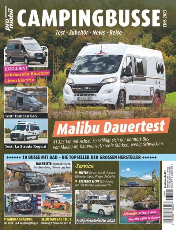 Produktbild: Pro mobil Extra Campingbusse - Malibu Dauertest