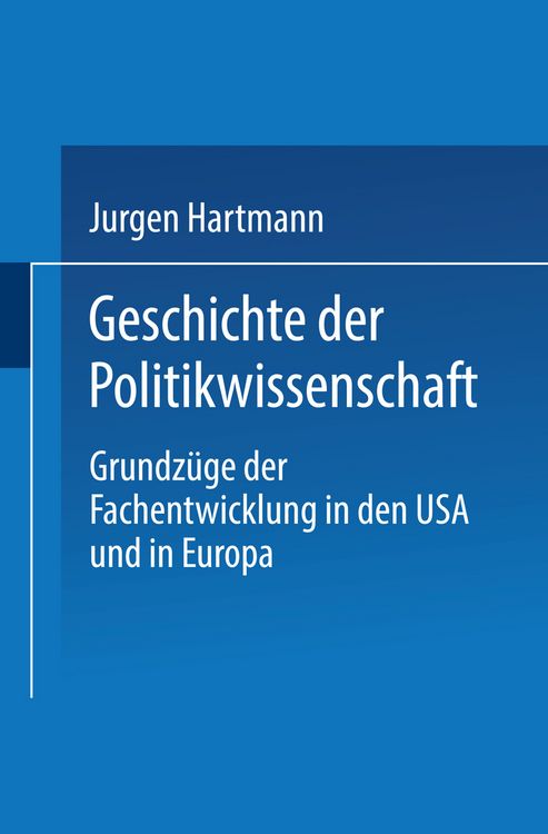 Produktbild: Geschichte der Politikwissenschaft