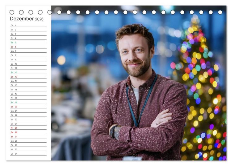 Produktbild: B&uuml;ro mit Zukunft (Tischkalender 2026 DIN A5 quer), CALVENDO Monatskalender