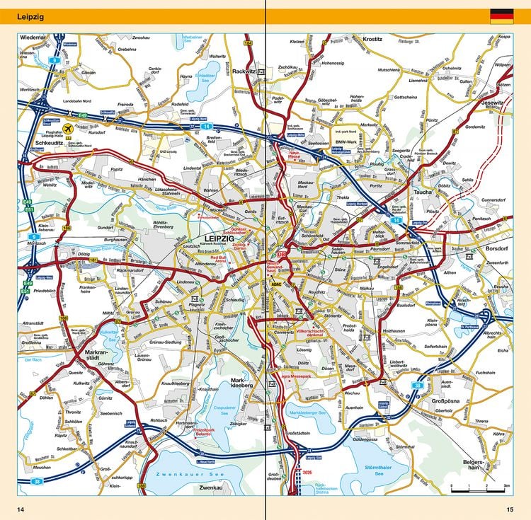 Produktbild: ADAC L&auml;nderkarte Deutschland Nord 1:500.000