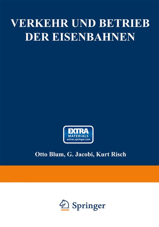 Produktbild: Verkehr und Betrieb der Eisenbahnen