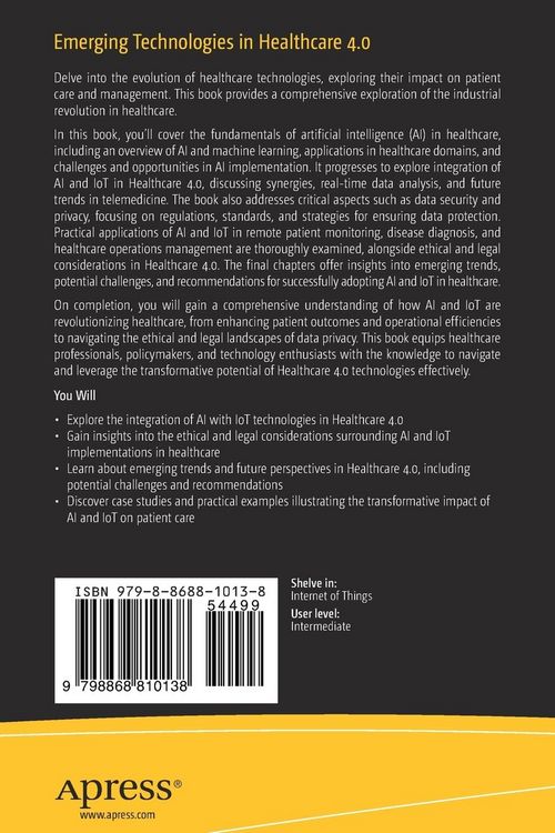 Produktbild: Emerging Technologies in Healthcare 4.0