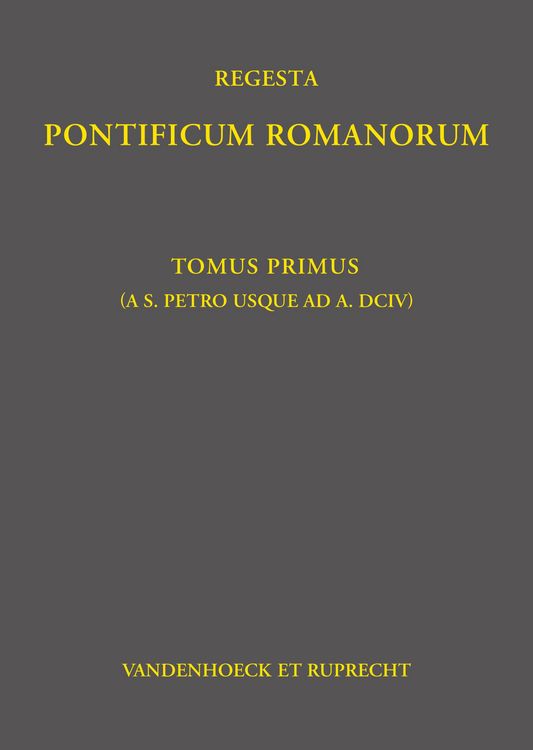 Produktbild: Regesta Pontificum Romanorum