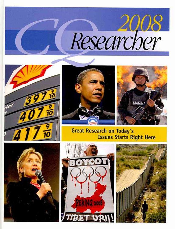 Produktbild: The CQ Researcher Bound Volume 2008
