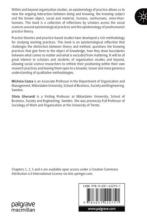 Produktbild: The Posthumanist Epistemology of Practice Theory
