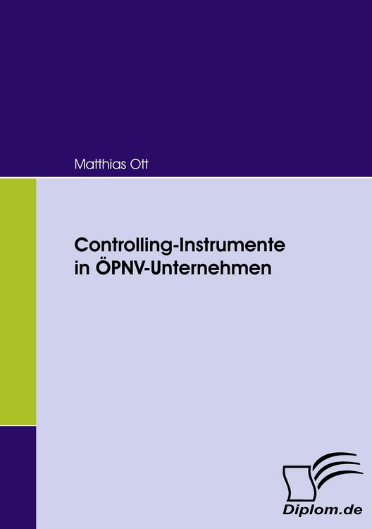 Produktbild: Controlling-Instrumente in &Ouml;PNV-Unternehmen