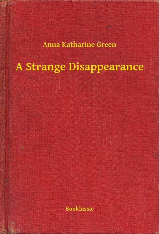 Produktbild: A Strange Disappearance