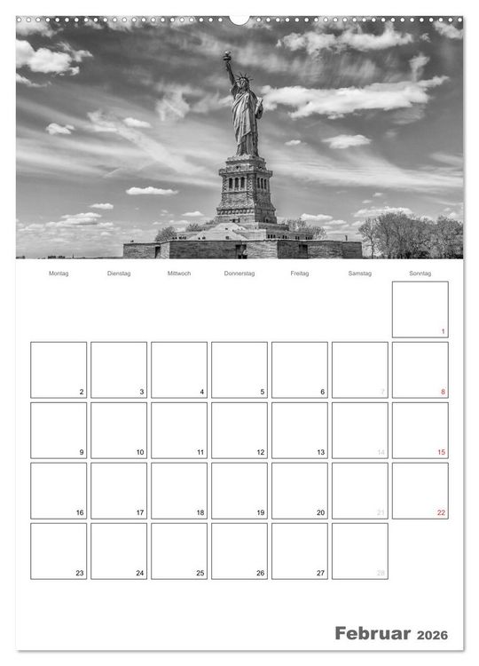 Produktbild: NEW YORK Skylines (hochwertiger Premium Wandkalender 2026 DIN A2 hoch), Kunstdruck in Hochglanz