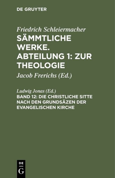 Produktbild: Die christliche Sitte nach den Grunds&auml;zen der evangelischen Kirche