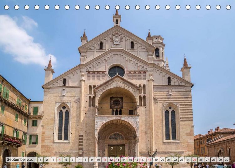 Produktbild: Viola, M: VERONA Historisches Stadtherz (Tischkalender 2022
