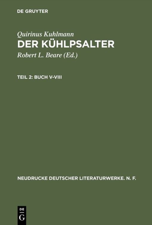 Produktbild: Buch V-Viii