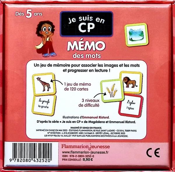 Produktbild: Je Suis En Cp - Le Memo des Mots