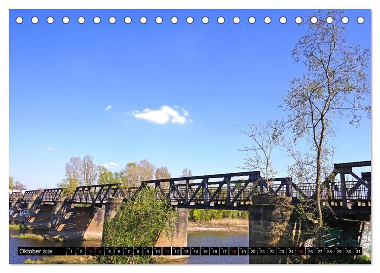 Produktbild: Fr&uuml;hling in Magdeburg (Tischkalender 2026 DIN A5 quer), CALVENDO Monatskalender