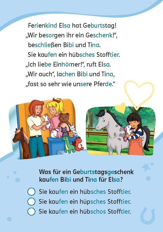 Produktbild: Lesefuchs Bibi & Tina: Leser&auml;tsel Lesestufe 2, Band 1