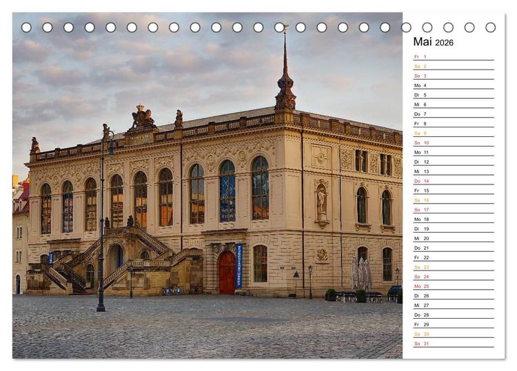 Produktbild: Dresden Bilder 2026 (Tischkalender 2026 DIN A5 quer), CALVENDO Monatskalender